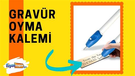 gravür oyma kalemi nasıl kullanılır
